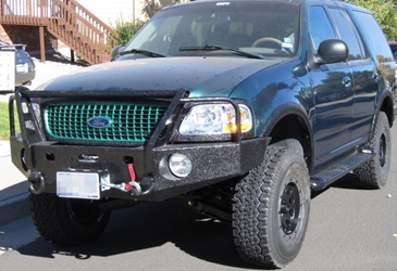 Ford Expedition 1997 - 2002 Front Bumper Ford Expedition Vehicle Protection, Ford Expedition Tow Bumpers, Heavy-Duty Expedition Bumpers, Ford Expedition Off-Road Accessories, Ford Expedition winch bumper, expedition front bumper, Ford Expedition Bumper, Off-Road Bumpers for Ford Expedition, Aftermarket Ford Expedition Bumpers, 